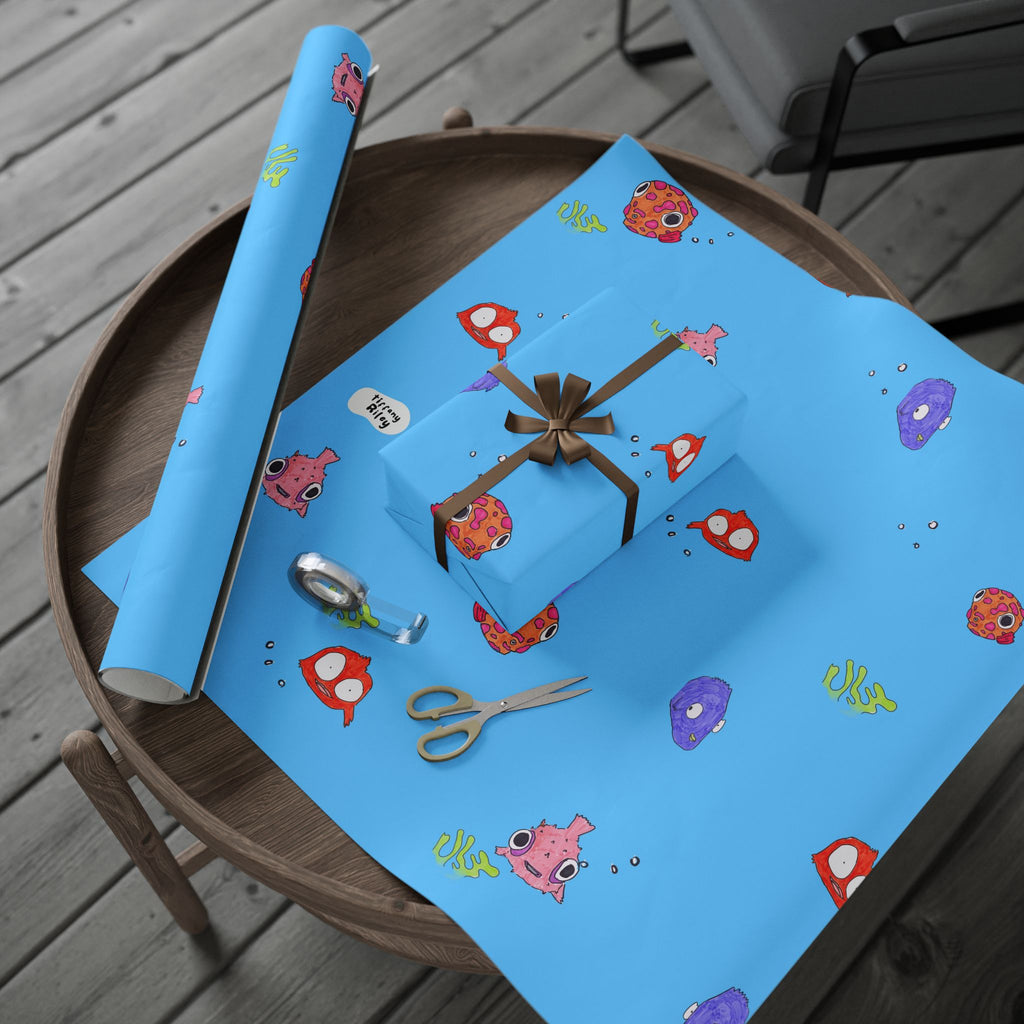 Plenty of Fish Wrapping Paper