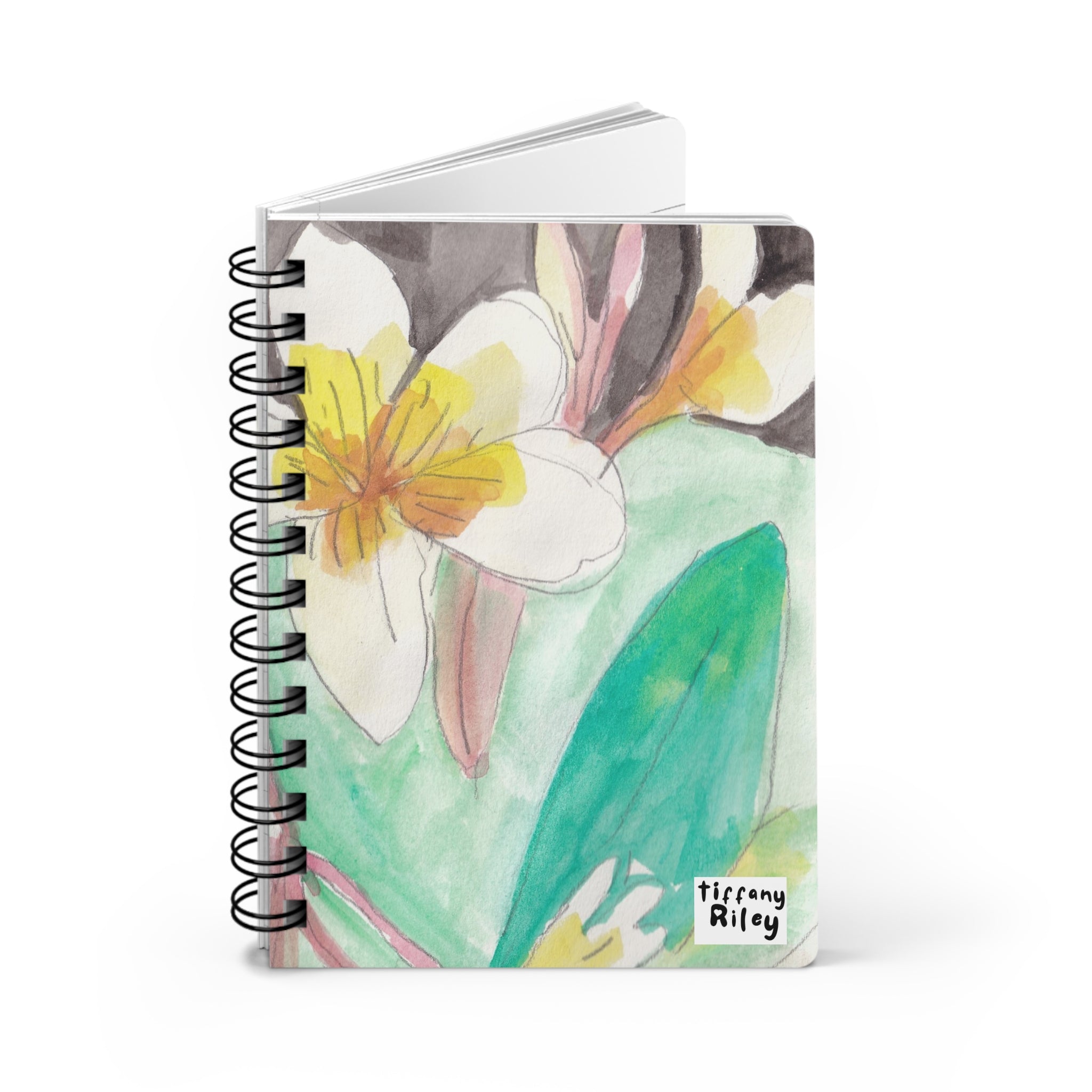 Plumerias Spiral Bound Journal
