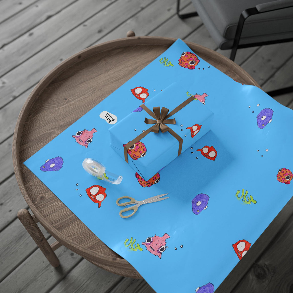 Plenty of Fish Wrapping Paper