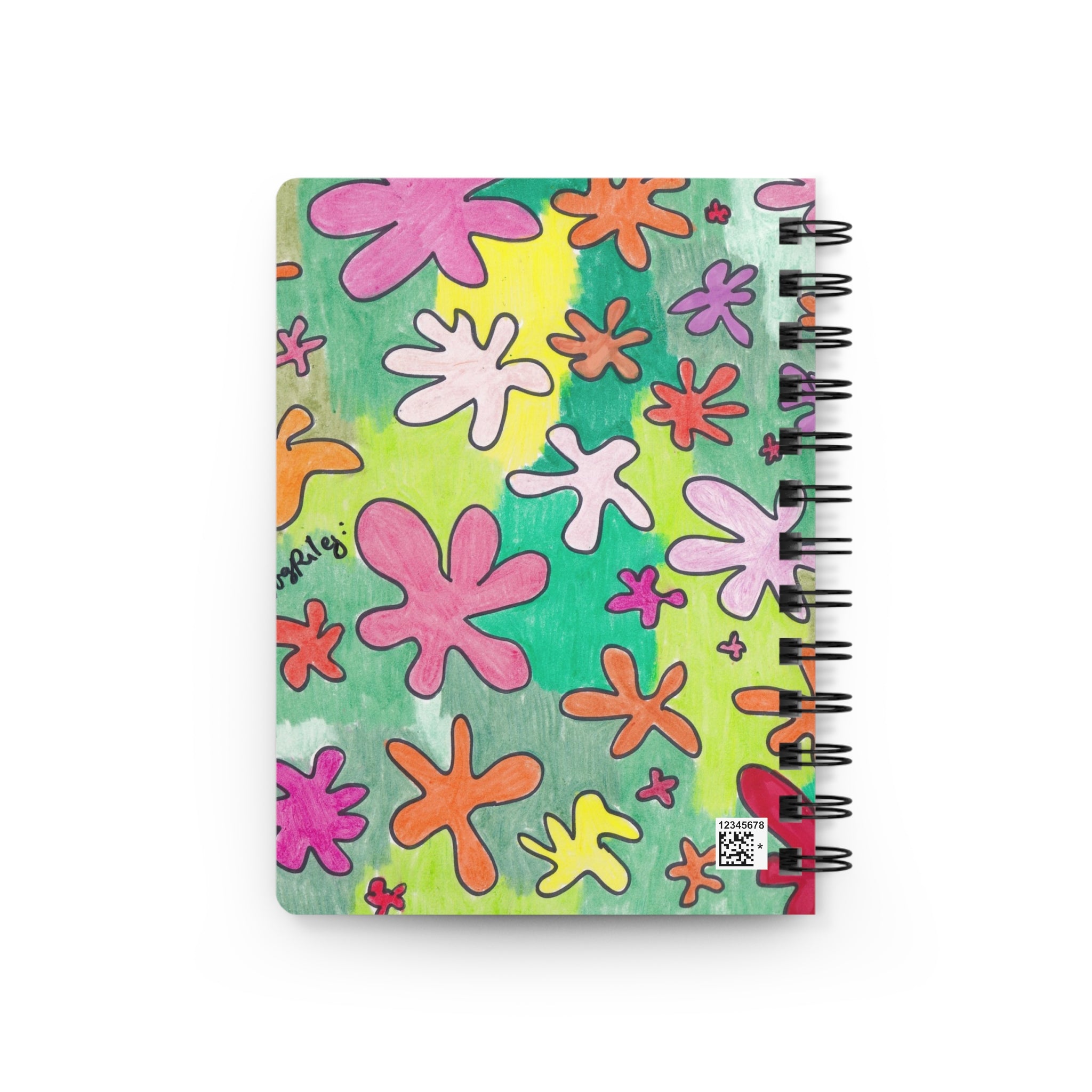 Flower Power Spiral Bound Journal
