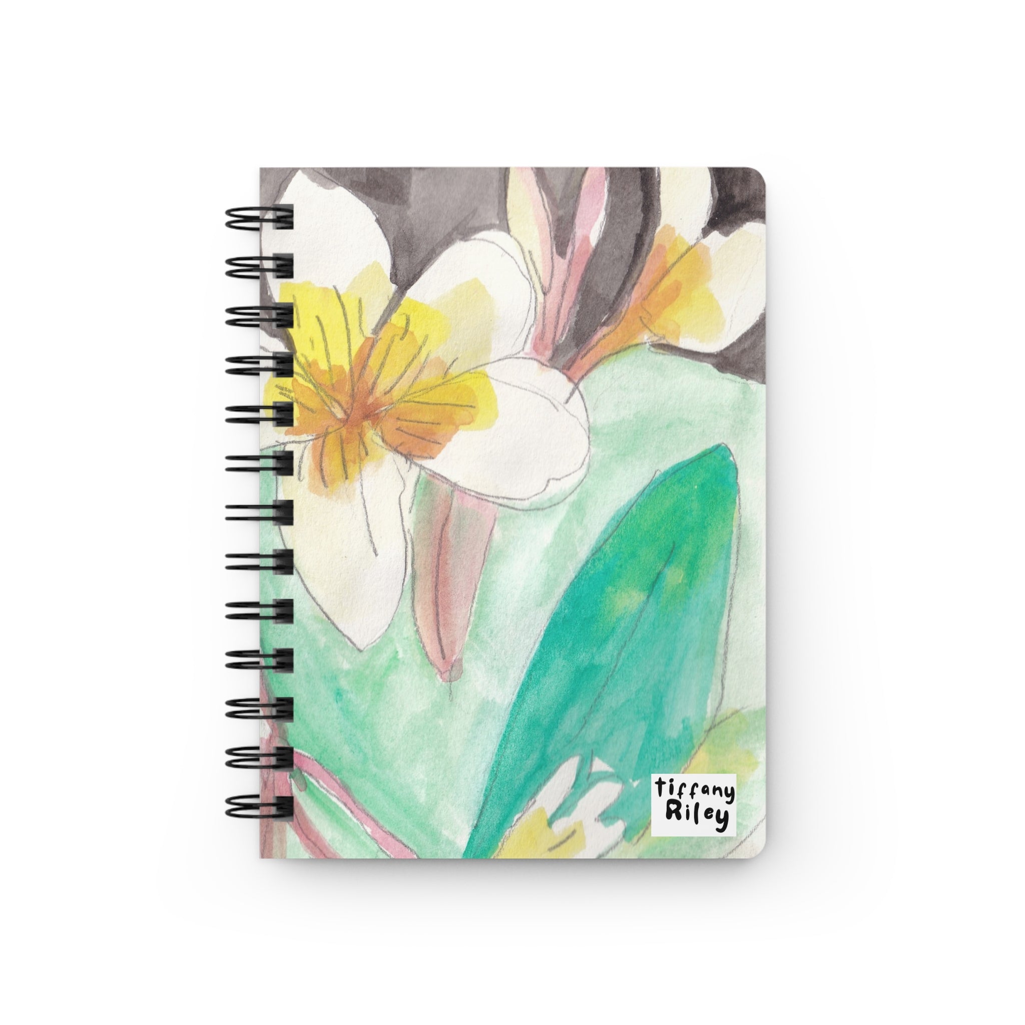Plumerias Spiral Bound Journal