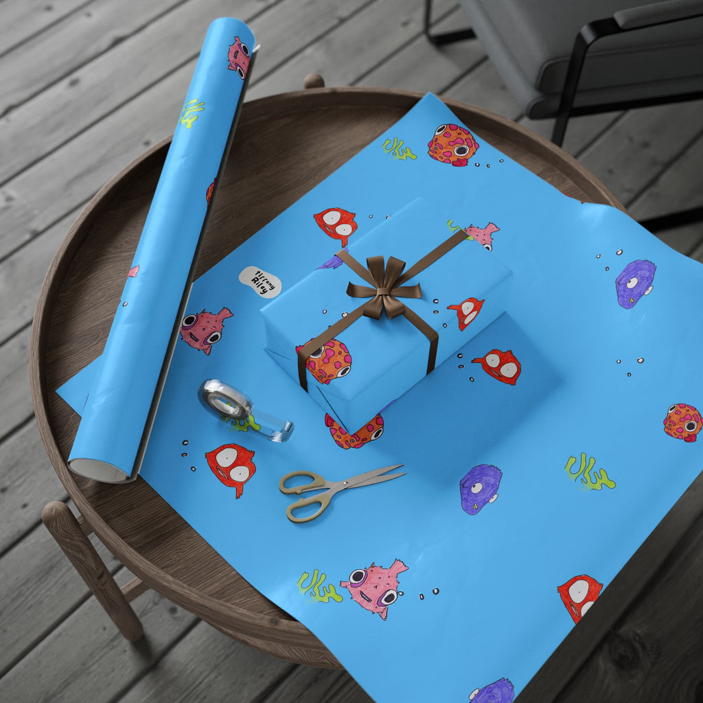 Plenty of Fish Wrapping Paper