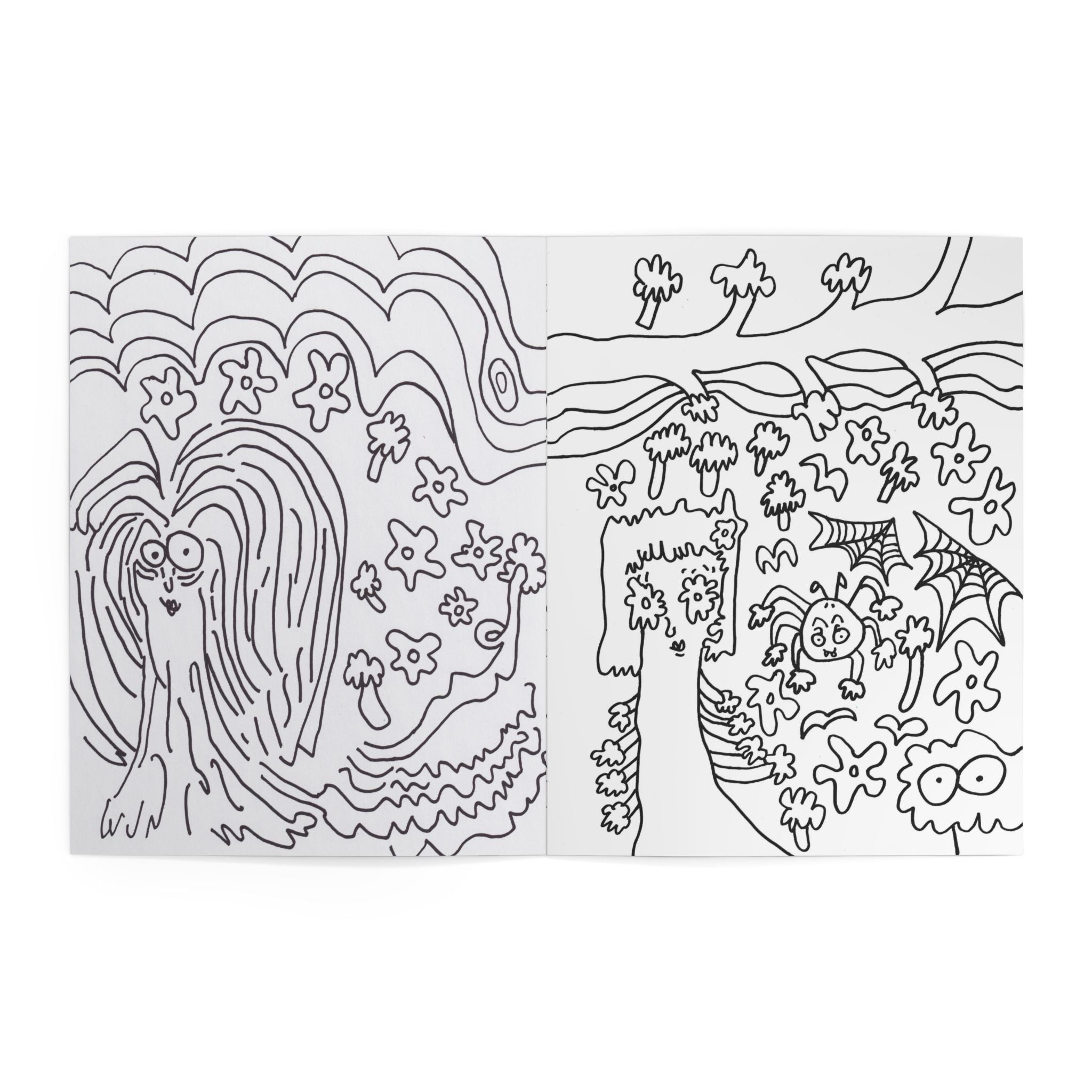 The Trees Coloring Book