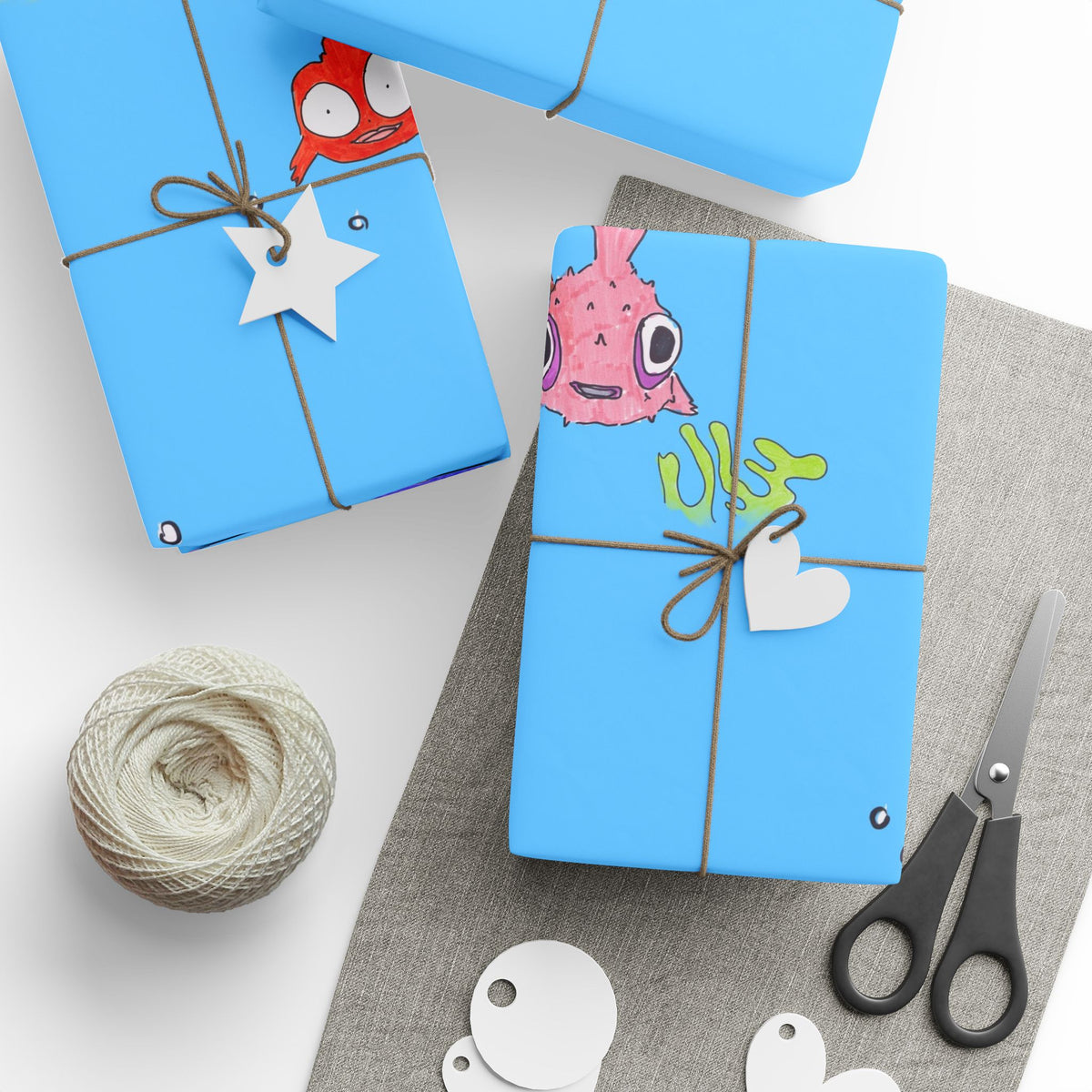Plenty of Fish Wrapping Paper