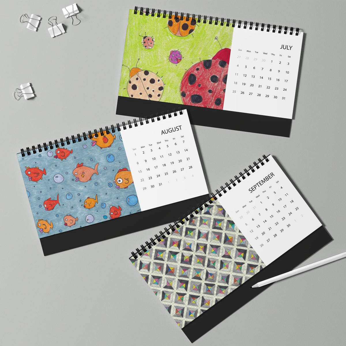 2027 Desktop Calendar