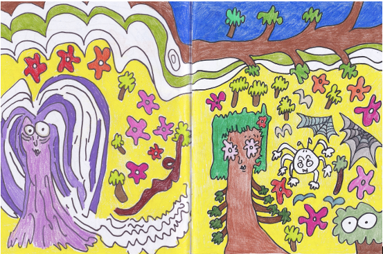 The Trees Coloring Book