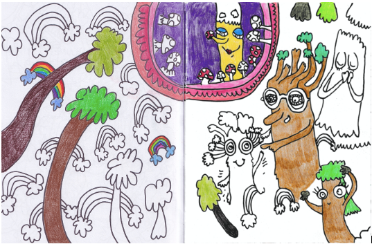 The Trees Coloring Book